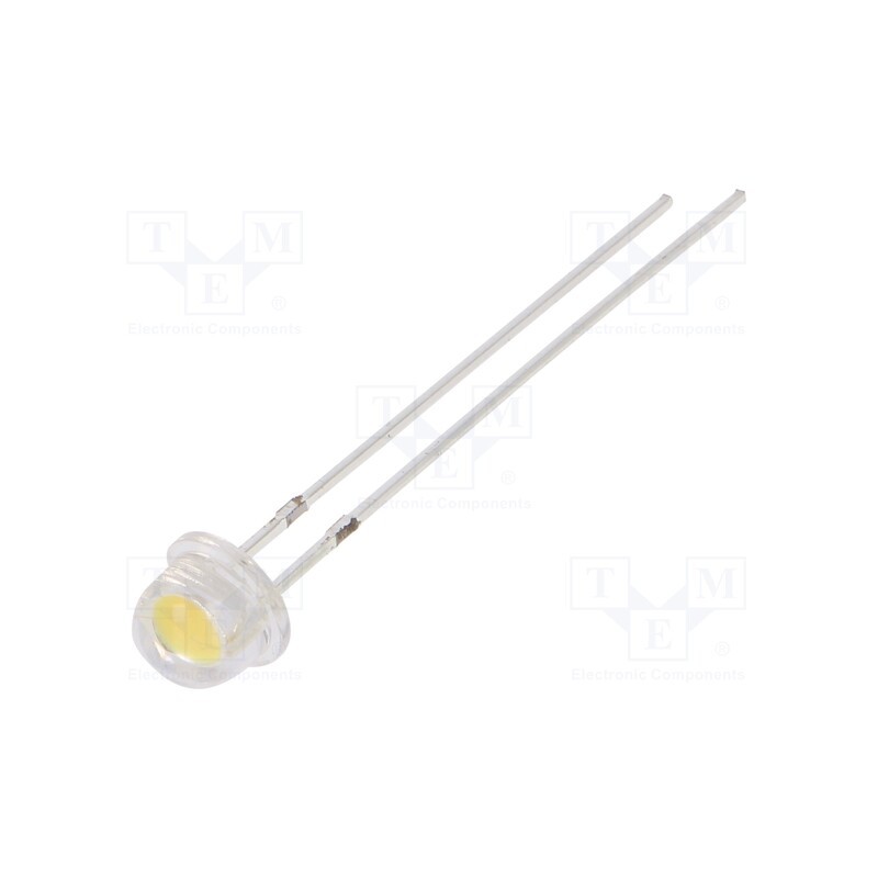1 pcs x OPTOSUPPLY - OSM79V5PA1A - LED, 4.8mm, white neutral, 4200÷5800mcd, 100°, Front: convex