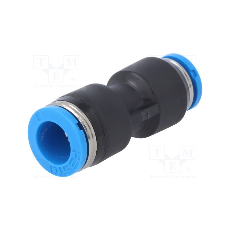 1 pcs x FESTO-153038 - Push-in fitting, straight,reductive, -0.95÷6bar, QS, Øout: 6mm