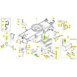 Yanmar main sleeve washer b95w tl120 tw110