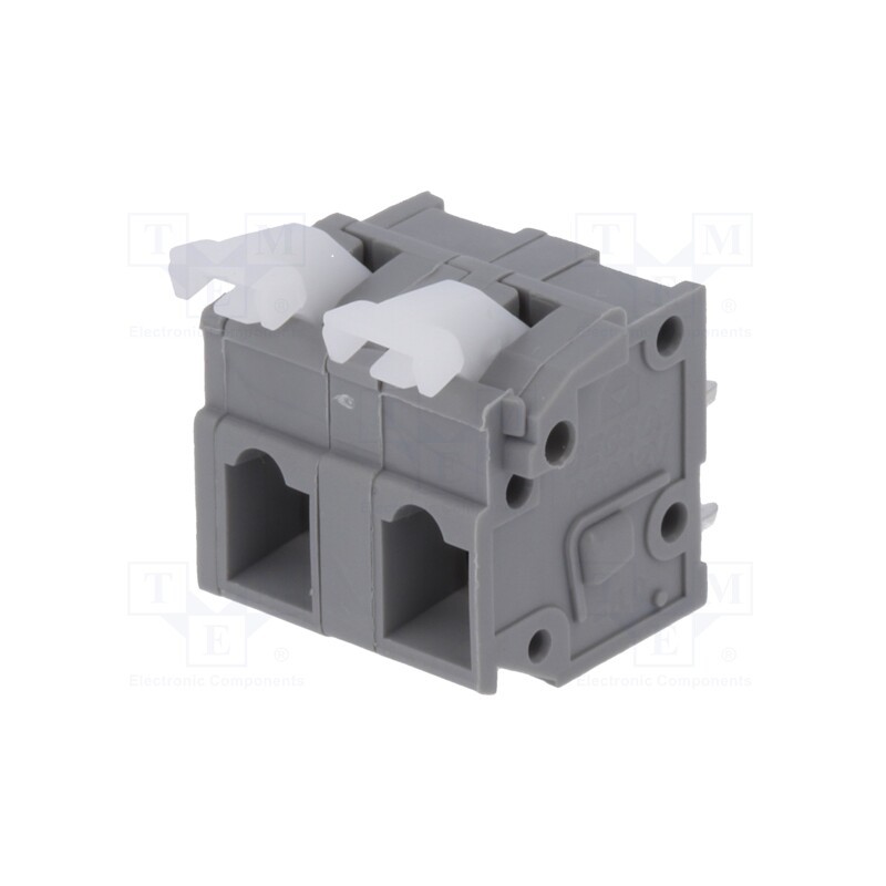 2 pcs x DEGSON ELECTRONICS - DG242V-7.5-02P-11-00AH - PCB terminal block, straight, 7.5mm, ways: 2, on PCBs, 0.2÷2.5mm2