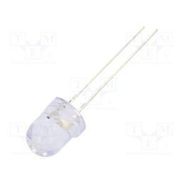 1 pcs x OPTOSUPPLY - OSO5PA8131A-5V - LED, 8mm, orange, 2500÷3500mcd, 30°, Front: convex, 5V, No.of term: 2