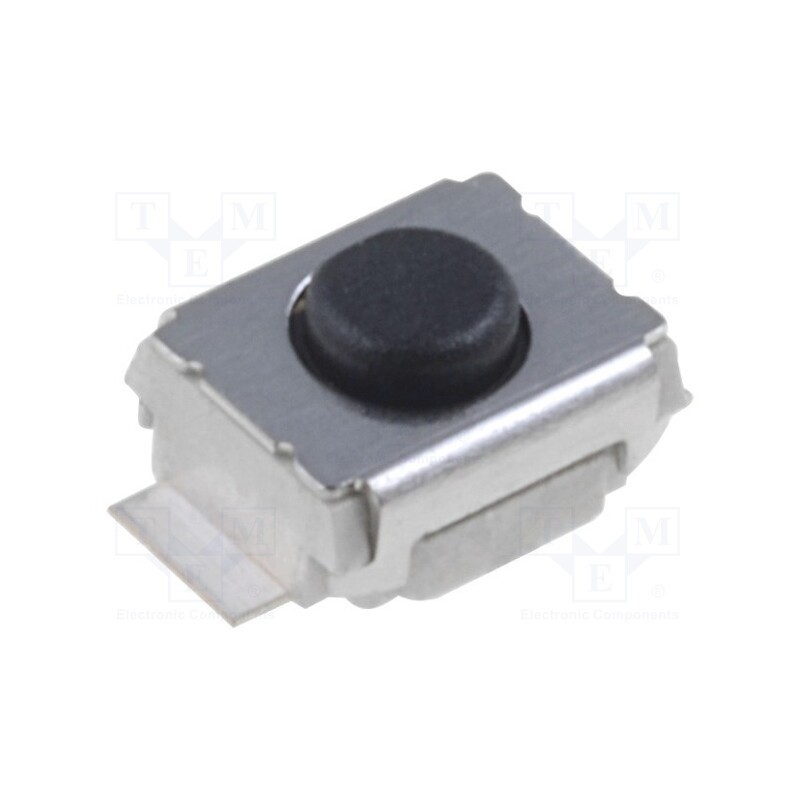 2 pcs x OMRON OCB - B3U-1000PM - Microswitch TACT, SPST-NO, Pos: 2, 0.05A/24VDC, SMT, 1.5N, 2.5x3mm
