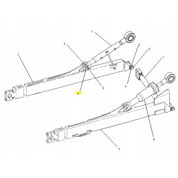 Cat dozer cylinder mounting pin 3g7016