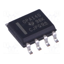 1 pcs x TEXAS INSTRUMENTS - OPA145ID - IC: operational amplifier, 5.5MHz, Ch: 1, SO8, , IB: 10nA