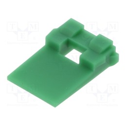 2 pcs x MOLEX - 93447-1003 - Accessories: secondary lock, ML-XT, male, PIN: 2, green