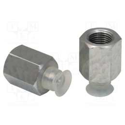 1 pcs x SCHMALZ-PFYN-10-SI-55-G1/8-IG - Suction cup, 10mm, G1/8-IG, Shore hardness: 55, 0.07cm3, 4N, PFYN