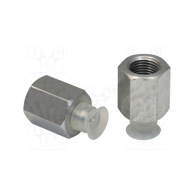 1 pcs x SCHMALZ-PFYN-10-SI-55-G1/8-IG - Suction cup, 10mm, G1/8-IG, Shore hardness: 55, 0.07cm3, 4N, PFYN