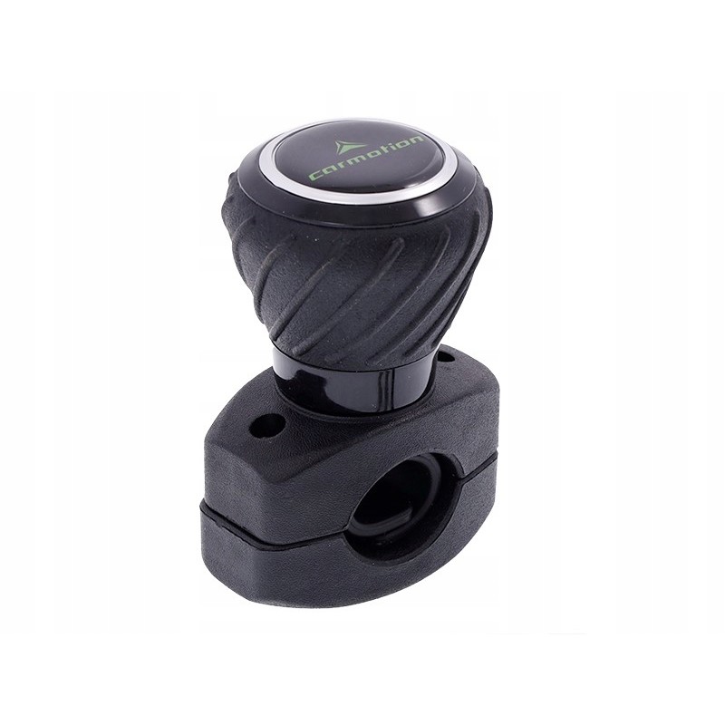 Universal steering wheel knob with ball bearings, black