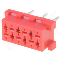 2 pcs x CONNFLY - DS1015-04-06R6XT - Wire-board, socket, female, PIN: 6, THT, on PCBs, 1.5A, 30mΩ