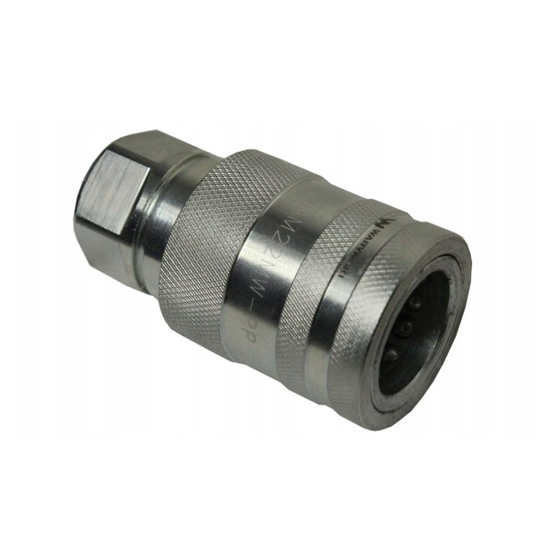 Quick connector, M22x1 5 female thread, push pull