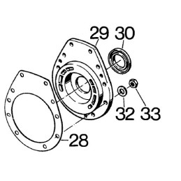 Hatz e786 shaft oil seal 40034101 50x65x8
