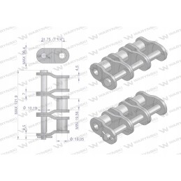 Chain pologniwo p20b 3 r3 1 1 4 warynski