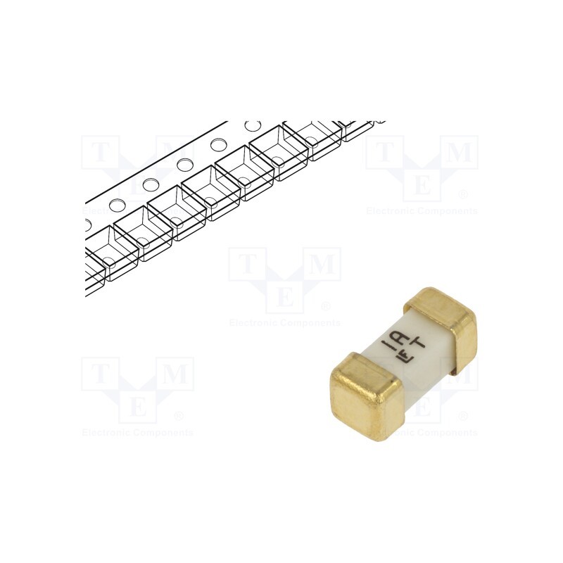 1 pcs x LITTELFUSE - 0449001.MR - Fuse: fuse, time-lag, 1A, 125VAC, 125V, 125VDC, SMD, ceramic, 449