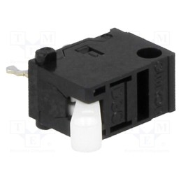 1 pcs x OMRON OCB - D3C-2210 - Microswitch SNAP ACTION, 0.1A/30VDC, with lever, SPDT, Pos: 2