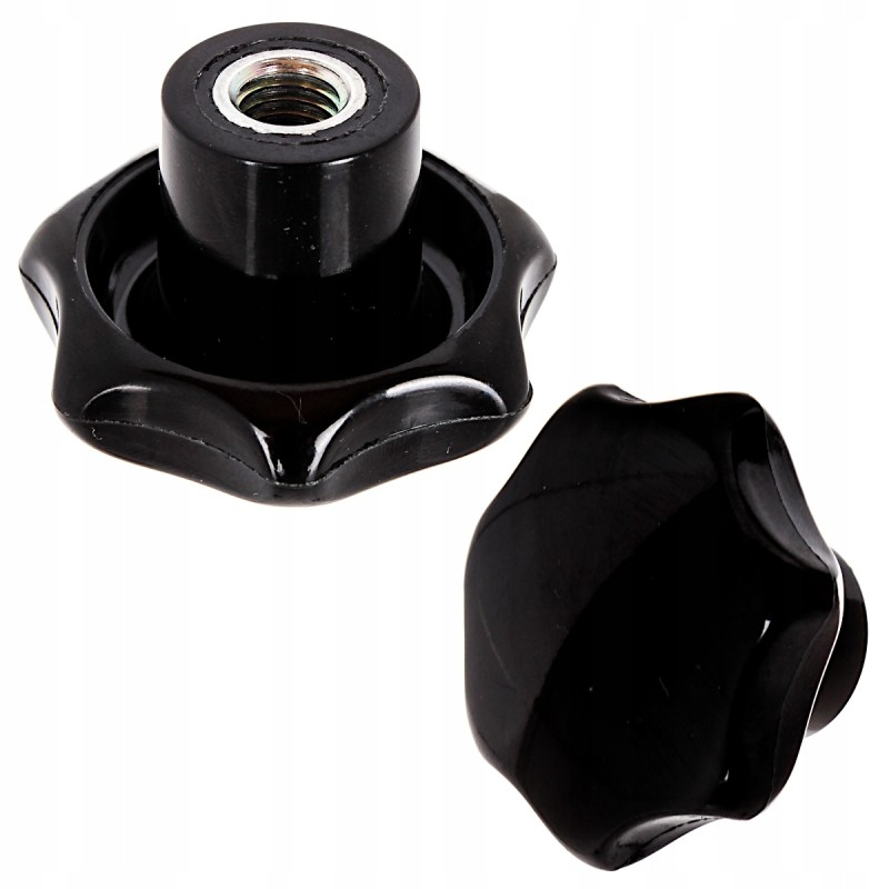 Plastic nut, knob, diameter 50mm, M10