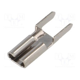 2 pcs x KEYSTONE - 3534 - Terminal: flat, 2.8mm, 0.5mm, female, THT, brass, tinned, straight