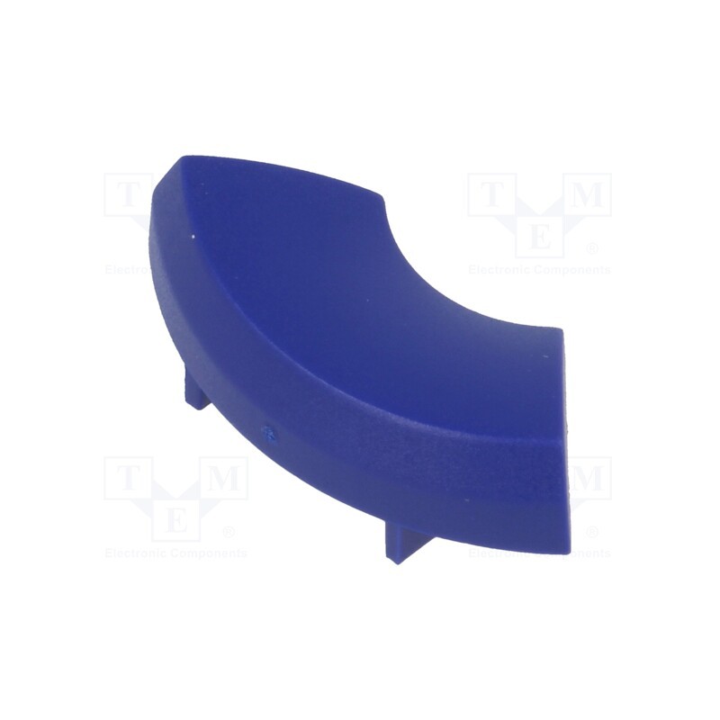 4 pcs x MEC - 1ZB30 - Button, blue, plastic