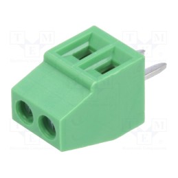 2 pcs x DEGSON ELECTRONICS - DG308-2.54-02P-14-00AH - PCB terminal block, angled 90°, 2.54mm, ways: 2, on PCBs, 1mm2