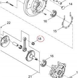 Pin bearing wm80 5000034835 0034835