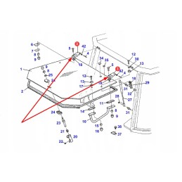 816810050050 rear window hinge