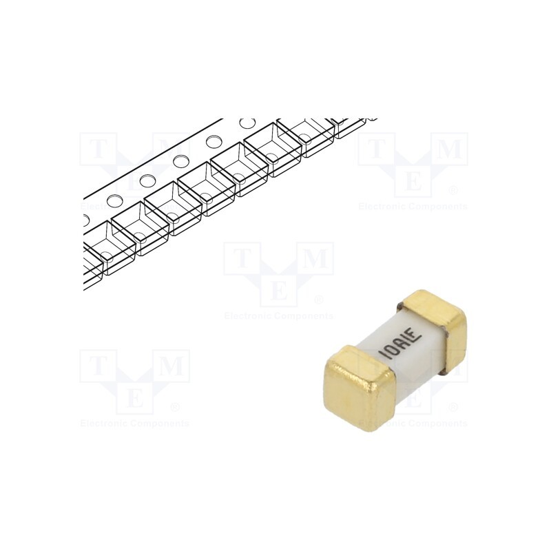1 pcs x LITTELFUSE - 0448010.MR - Fuse: fuse, ultra rapid, 10A, 125VAC, 125V, 125VDC, SMD, ceramic