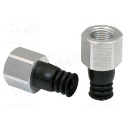 1 pcs x SCHMALZ-FSG-9-NBR-55-G1/8-IG - Suction cup, 9mm, G1/8-IG, Shore hardness: 55, 0.15cm3, FSG