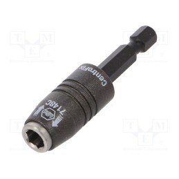 1 pcs x WIHA - 32477 - Holders for screwdriver bits, Socket: 1/4', Overall len: 60mm