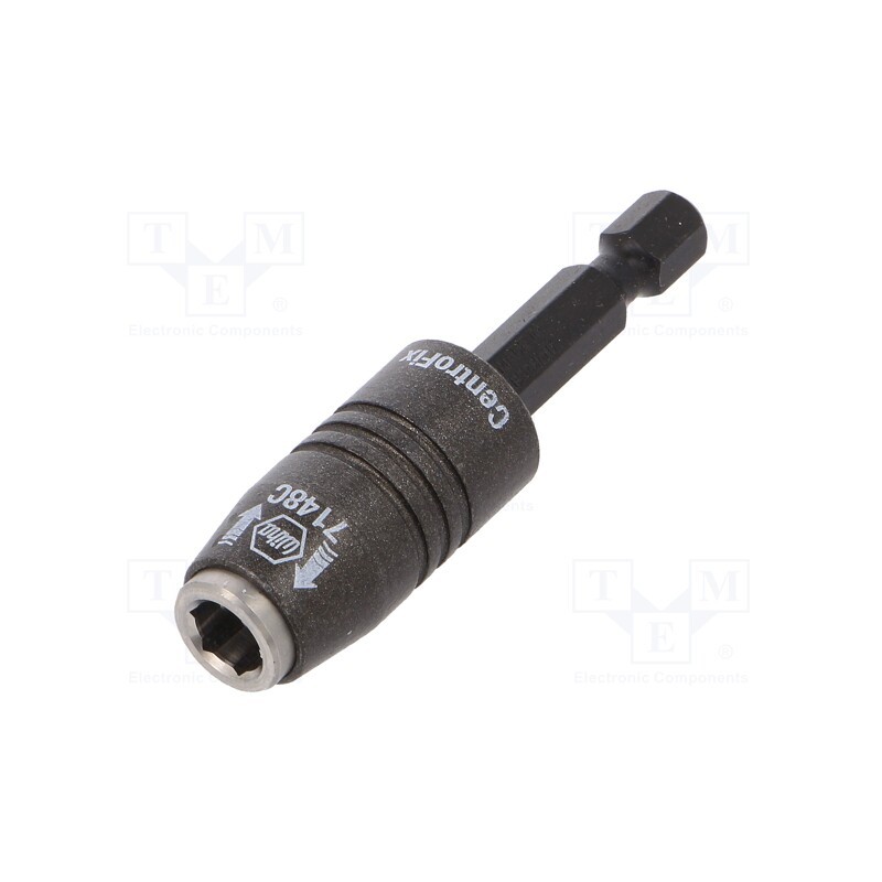 1 pcs x WIHA - 32477 - Holders for screwdriver bits, Socket: 1/4', Overall len: 60mm