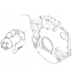 Starter Fiat Kobelco FB100 FB110 FB200 86992395