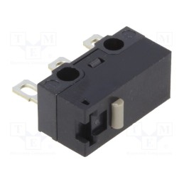 2 pcs x OMRON OCB - D2F-01-D3 - Microswitch SNAP ACTION, 0.1A/30VDC, without lever, SPDT, Pos: 2