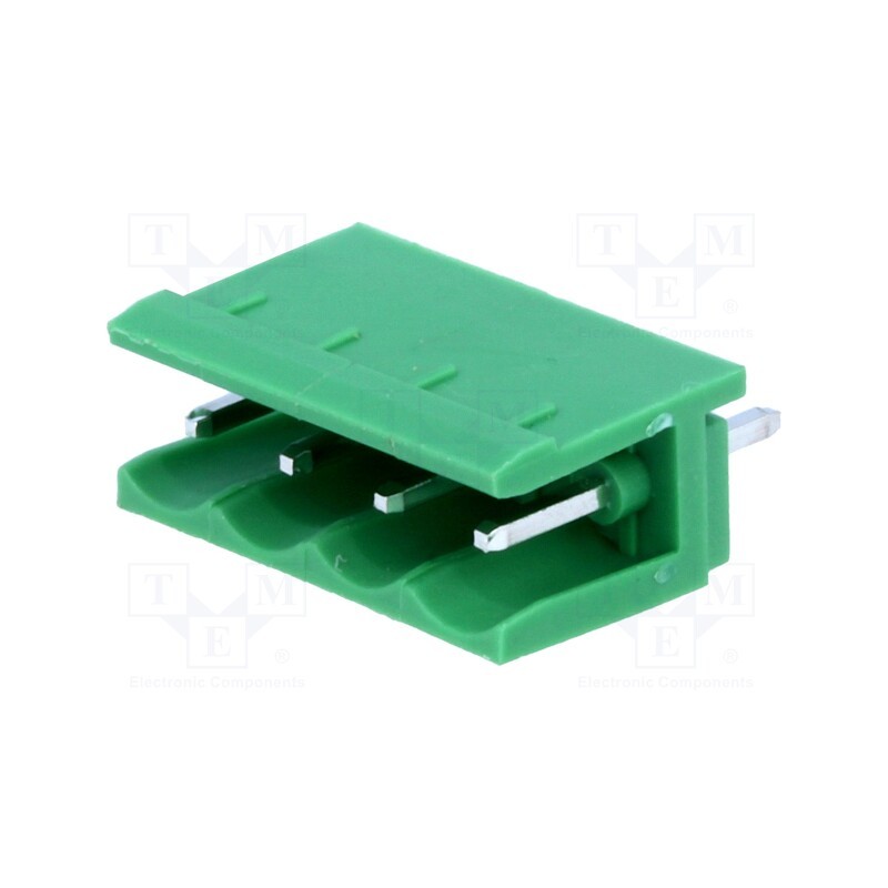 2 pcs x NINIGI - TBG-5-PB-4P/GN - Pluggable terminal block, Contacts ph: 5.08mm, ways: 4, straight