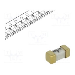 1 pcs x LITTELFUSE - 0448.800MR - Fuse: fuse, ultra rapid, 800mA, 125VAC, 125V, 125VDC, SMD, ceramic