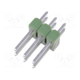 2 pcs x TE Connectivity - 826925-3 - Pin header, pin strips, AMPMODU MOD II, male, PIN: 6, straight