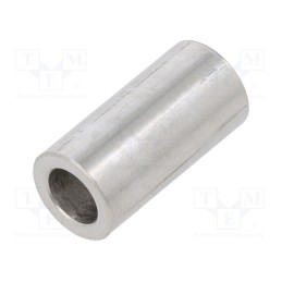 5 pcs x DREMEC - 3410/6,2X20 - Spacer sleeve, 20mm, cylindrical, stainless steel, Out.diam: 10mm