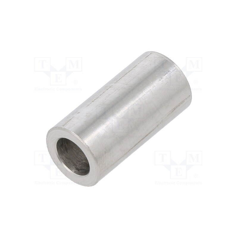 5 pcs x DREMEC - 3410/6,2X20 - Spacer sleeve, 20mm, cylindrical, stainless steel, Out.diam: 10mm