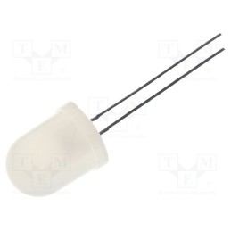 1 pcs x OPTOSUPPLY - OSPG0262A-MN - LED, 10mm, green, 1560÷2180mcd, 60°, Front: convex, 2.9÷3.6V