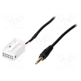 1 pcs x 4CARMEDIA - AUX-AUDI.01-JACK - Aux adapter, Jack 3,5mm, Audi, 0.8m