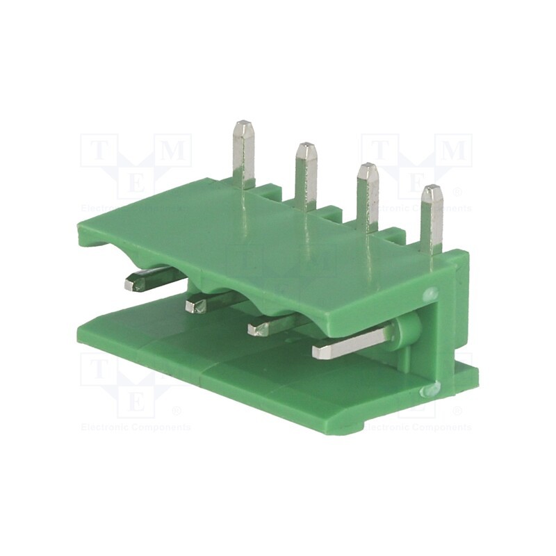 2 pcs x NINIGI - TBG-5-KB-4P/GN - Pluggable terminal block, Contacts ph: 5.08mm, ways: 4, socket