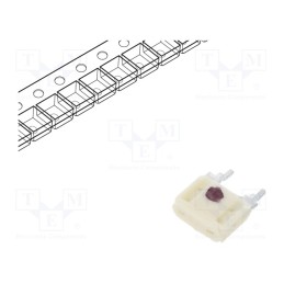 1 pcs x LITTELFUSE - 044607.5ZRP - Fuse: fuse, quick blow, 7.5A, 350VAC, SMD, 10.92x3.81x8.76mm, 446