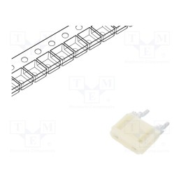 1 pcs x LITTELFUSE - 0446004.ZRP - Fuse: fuse, quick blow, 4A, 350VAC, SMD, 10.92x3.81x8.76mm, 446