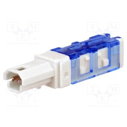 2 pcs x NICHIFU - NDC 2824 - Plug, Connector: wire-wire, NDC, PIN: 1, 28AWG÷24AWG, 0.08÷0.2mm2