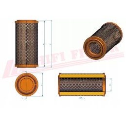 Air filter hifi filter sa 16683