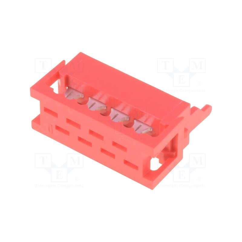 2 pcs x CONNFLY - DS1015-01-08R6 - Wire-board, plug, male, PIN: 8, IDC, for ribbon cable, 1.5A, 30mΩ