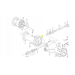 O ring bridge Volvo loader dump truck