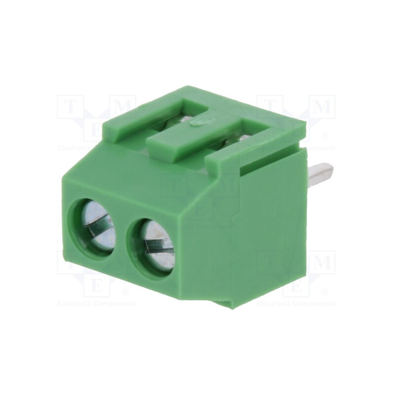 2 pcs x DEGSON ELECTRONICS - DG381-3.5-02P-14-00AH - PCB terminal block, angled 90°, 3.5mm, ways: 2, on PCBs, 1.5mm2