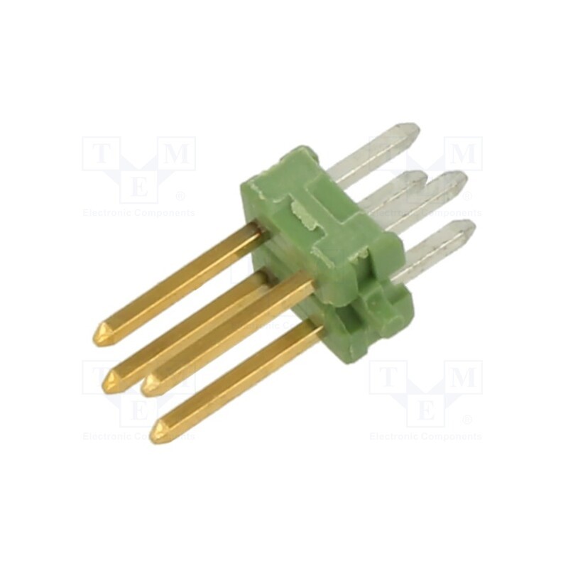 2 pcs x TE Connectivity - 825440-2 - Pin header, pin strips, AMPMODU, male, PIN: 4, straight, 2.54mm, THT