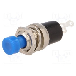 2 pcs x NINIGI - PS10BBU - Switch: push-button, Pos: 2, SPST-NO, 1A/250VAC, OFF-(ON), on panel