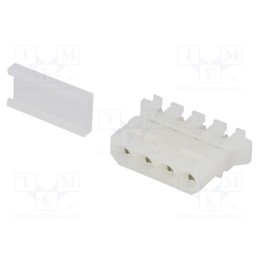 2 pcs x JOINT TECH - C5080HI-04P-18 + C5080HI-C - Plug, wire-board, female, PIN: 4, for cable, IDC, 6A, 250VDC, 5.08mm