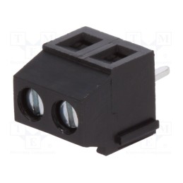 2 pcs x DEGSON ELECTRONICS - DG381-3.81-02P-13-00AH - PCB terminal block, angled 90°, 3.81mm, ways: 2, on PCBs, 1.5mm2