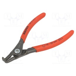 1 pcs x KNIPEX - 49 21 A11 - Pliers, for circlip, external, 10÷25mm, Pliers len: 130mm, angular